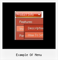 Example Of Menu Dhtml Collapse Menu