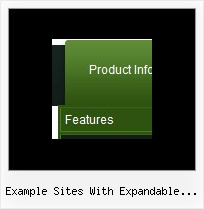 Example Sites With Expandable Side Menus Html Table Dynamic Movable