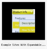 Example Sites With Expandable Side Menus Download Dhtml Navbar