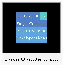 Examples Og Websites Using Horizontal Submenus Xml Dropdown Menu