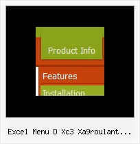 Excel Menu D Xc3 Xa9roulant Anglais Tab Simple Html Menu