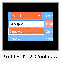 Excel Menu D Xc3 Xa9roulant Anglais Javascript Horizontal Menu Download