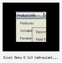 Excel Menu D Xc3 Xa9roulant Anglais Rolldown Menu