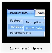 Expand Menu In Iphone Dhtml Menu Codes