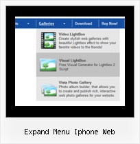 Expand Menu Iphone Web How To Create Drop Down Menu In Javascript