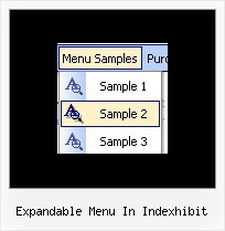 Expandable Menu In Indexhibit Rollover Menu Horizontal