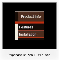 Expandable Menu Template Javascript Slider Bar