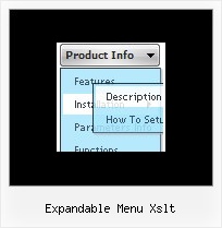 Expandable Menu Xslt Html Floating Navigation Bar