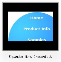 Expanded Menu Indexhibit Examples Vertical Menu