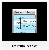 Expanding Faq Css Mouseover Transition