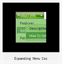 Expanding Menu Css How To Make An Html Jump Menu
