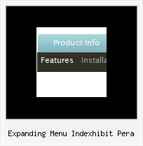 Expanding Menu Indexhibit Pera Cool Dhtml Drop Down Menus