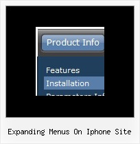 Expanding Menus On Iphone Site Html Tutorial Navigation Bar