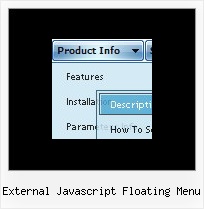 External Javascript Floating Menu Image Scrolling Menu
