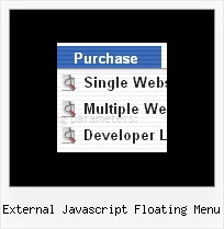External Javascript Floating Menu Dhtml Xp List