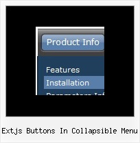 Extjs Buttons In Collapsible Menu Jscript Menu Example