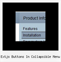Extjs Buttons In Collapsible Menu Web Part Menu