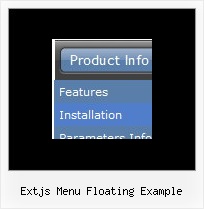 Extjs Menu Floating Example Scrolling Menu In Html