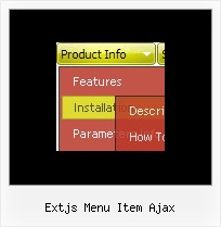 Extjs Menu Item Ajax Crossframe Javascript Menus