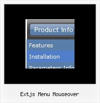 Extjs Menu Mouseover Javascript Scroll Menu Samples