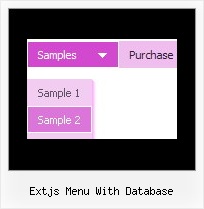 Extjs Menu With Database Sample Menu Creation Code For Javascript