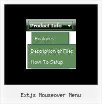 Extjs Mouseover Menu Menus Desplegable Javascript