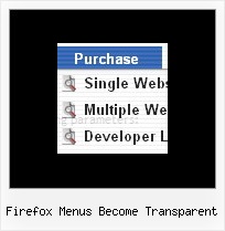 Firefox Menus Become Transparent Examples Of Pull Down Menu