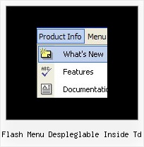 Flash Menu Despleglable Inside Td Menu Dropdown Script