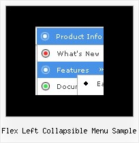 Flex Left Collapsible Menu Sample Tree Java Script