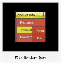 Flex Menubar Icon Dhtml Nested Menu