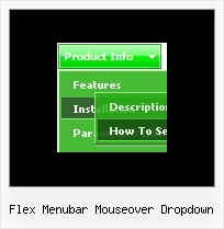 Flex Menubar Mouseover Dropdown Menu Folder