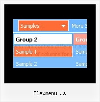 Flexmenu Js Javascript Dynamic Drop Down List
