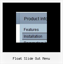 Float Slide Out Menu Expandable Menu Web Template