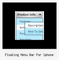 Floating Menu Bar For Iphone Menu Desplegable En Java