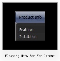 Floating Menu Bar For Iphone Javascript Rolldown Menu Tutorial