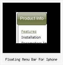 Floating Menu Bar For Iphone Javascript Transparent