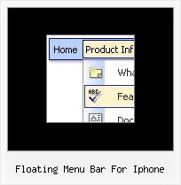 Floating Menu Bar For Iphone Menu Graphics