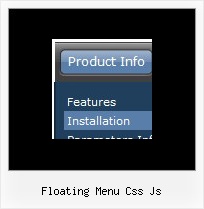 Floating Menu Css Js Flyout Javascript