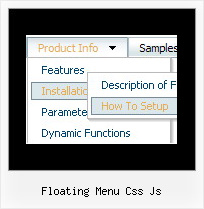 Floating Menu Css Js Made Pull Down Menu Web