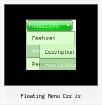 Floating Menu Css Js Drop Down Menu Source Code
