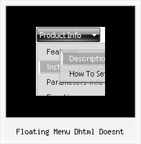 Floating Menu Dhtml Doesnt Javascript Menu Array Sample