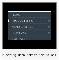 Floating Menu Script For Safari Javascript Collapsing Layers