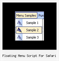 Floating Menu Script For Safari Vertical Submenu Sample