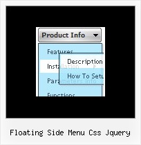 Floating Side Menu Css Jquery Javascript Menu Expanding