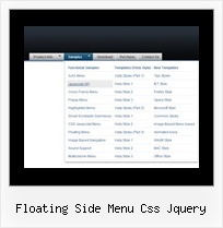 Floating Side Menu Css Jquery Dropdown Menu Cross Frame Javascript