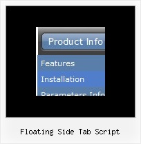 Floating Side Tab Script Flat Drop Down Dhtml
