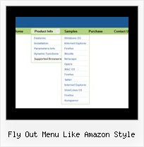 Fly Out Menu Like Amazon Style Dhtml Scrolling Menu Rollover Javascript