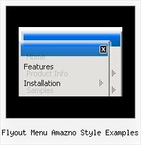 Flyout Menu Amazno Style Examples Drop Down Menu Of States
