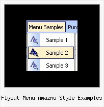 Flyout Menu Amazno Style Examples Dropdown Men C Bc Javascript Dhtml