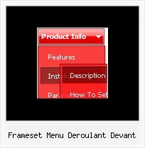 Frameset Menu Deroulant Devant Dhtml Tree Slide